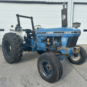 Cabless Ford 7610 tractor 2wd