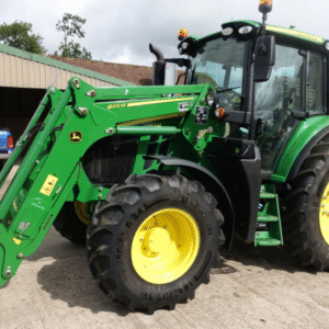 John Deere 6100M Tractor & 603M loader
